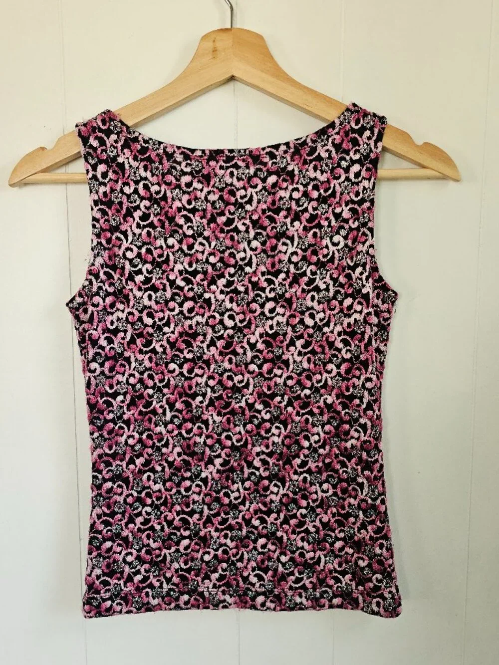VINTAGE Anxiety Cafe Embroidered Top